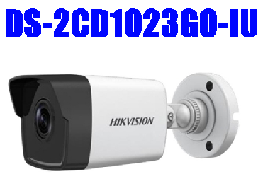 Hikvision DS-2CD1023G0-IU, Camera IP, Thân 2.0 Megapixel,  CAMERA DÒNG 1- IPC  H265,  tích hợp mic trên camera