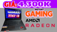 Dell 3567 i3 6006U, R 4GB, SSD 120GB/ HDD 1TB, VGA AMD R5 M330 15.6" FHD, laptop cũ Quảng Ngãi