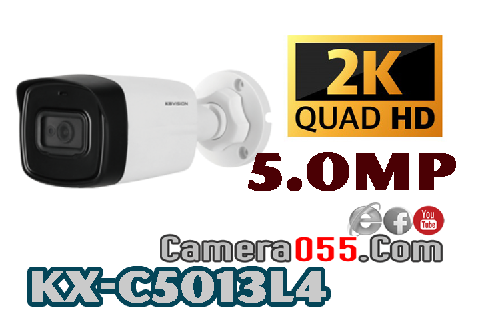 Camera CVI KBvision 4 in 1, KX-C5013L4, camera thân, vỏ nhựa, độ phân giải 5.0MP,  hống ngoại 40 met, chip Sony , Chuẩn chống bụi và nước IP67
