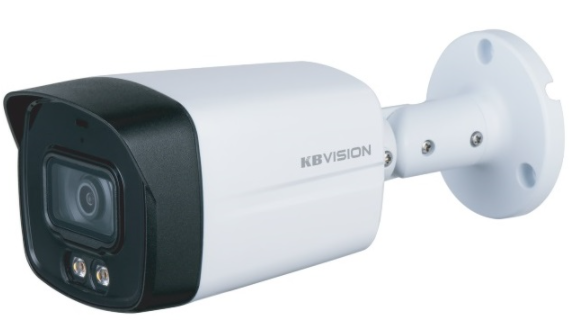 Camera KBvision,KX-CF2203L, 4 in 1, camera thân, độ phân giải 2MP,  FULL COLOR, BAN ĐÊM CÓ MÀU, starlight, vỏ kim loại + nhựa