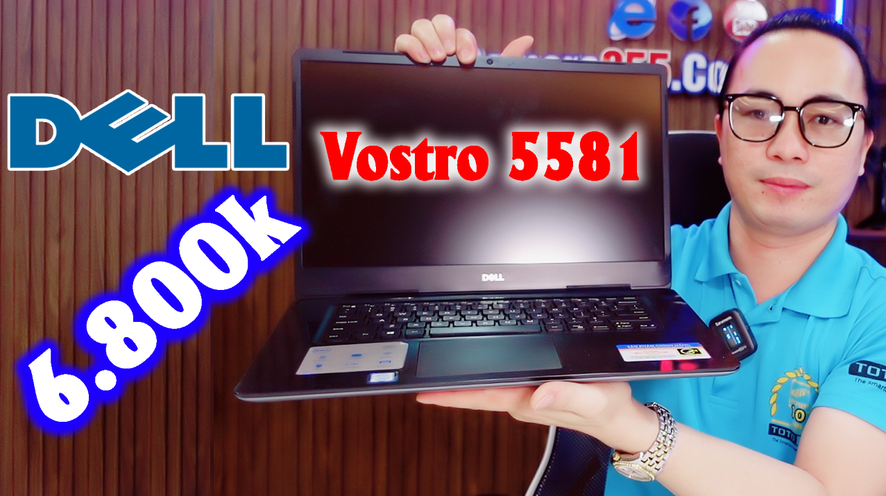 Dell Vostro V5581 i5-8265U, Ram 8GB, SSD 240GB, màn hình 15.6" FHD