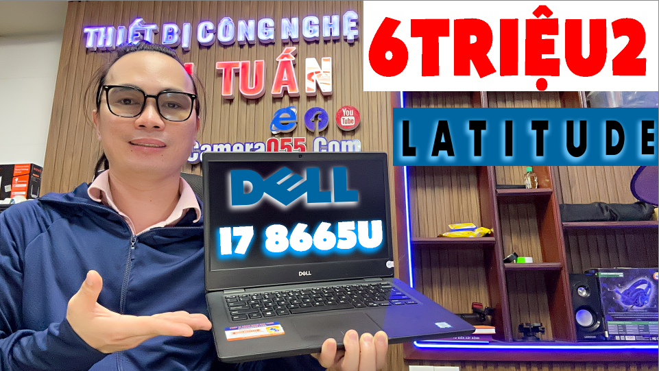 DELL LATITUDE 5400, I7-8665U, Ram 8GB, SSD M2 256GB, Màn hình 14" FHD , IPS, phím LED PHÍM, Laptop cũ Quảng Ngãi