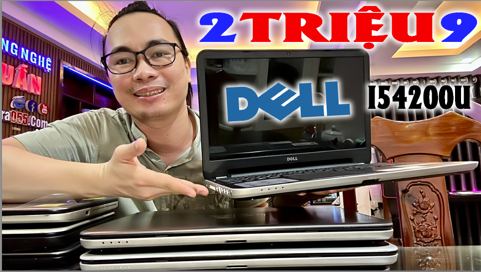 Dell Inspiron 5537, i5 4200U, RAM 4GB, SSD 120GB, Màn hình 15.6 inch HD, Laptop cũ Quảng Ngãi