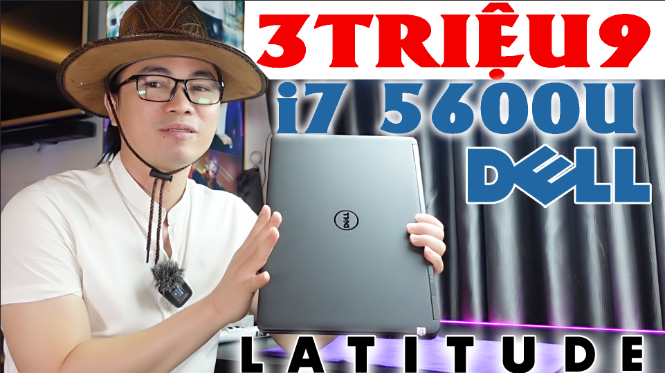 DELL LATITUDE E7450, CORE I7 5600U, RAM 8GB, SSD 256GB, LCD 14" FHD, IPS, LAPTOPP QUẢNG NGÃI