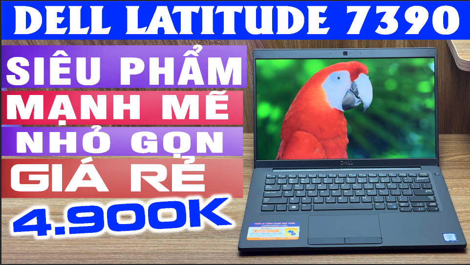 Dell Latitude 7390, i5 8350U, Ram 4 8GB, SSD M2 256GB, Màn hình 13.3" FHD, PHÍM LED LAPTOP CŨ QUẢNG NGÃI #Dell7390 #delllatitude7390 #laptopdellquangngai