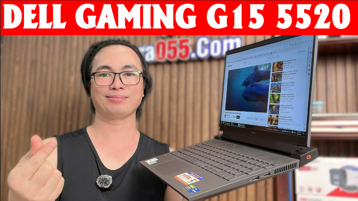 Laptop Dell Gaming G15 5520 i5 12500H, Ram 16GB, SSD 512GB NVMe, VGA RTX 3050 4gb DR6, LCD 15.6" FHD, Phím só, Led, laptop cũ quảng ngãi #dellgaming #dellG155520 #DELL5520 #GAMINGQUANGNGAI #laptopdell